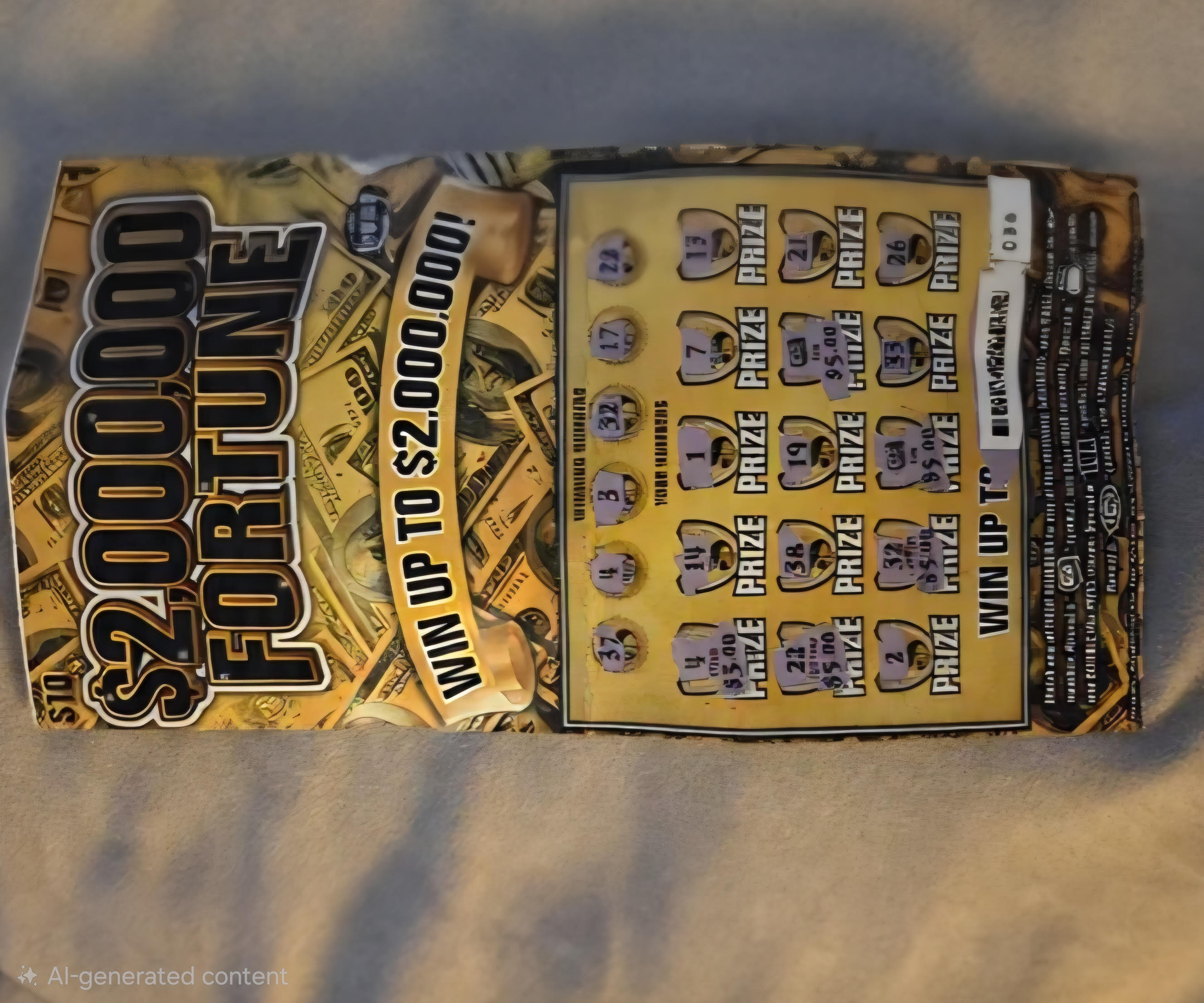 $2,000,000 Fortune Ticket - $25 Winner